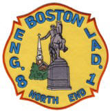 Abzeichen Fire Department Boston / Station 8