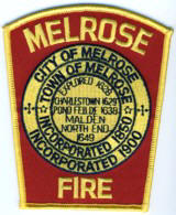 Abzeichen Fire Department City of Melrose