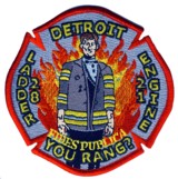 Abzeichen Fire Department Detroit / Engine 21 / Ladder 28