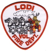 Abzeichen Volunteer Fire Department Lodi