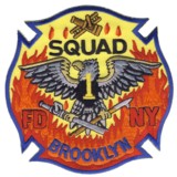 Abzeichen Fire Department City of New York / Squad 1