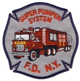Abzeichen Fire Department New York City / Super Pumper System