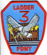Abzeichen Fire Department City of New York / Ladder 3