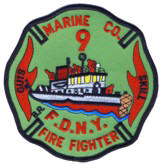 Abzeichen Fire Department City of New York / Marine Company No. 9