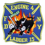 Abzeichen Fire Department City of New York / Engine 4