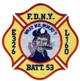 Abzeichen Fire Department City of New York / Battalion 53