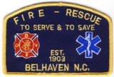 Abzeichen Fire and Rescue Belhaven 