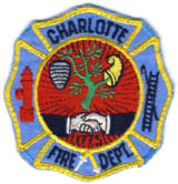 Abzeichen Fire Department Charlotte