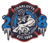 Abzeichen FD Charlotte / Station 28