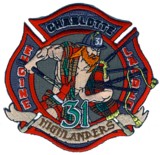 Abzeichen FD Charlotte / Station 31