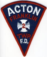 Abzeichen Fire Department Acton Franklin Township