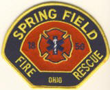 Abzeichen Fire and Rescue Spring Field