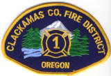 Abzeichen Fire District No. 1 Clackamas County