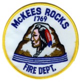 Abzeichen Fire Department McKees Rocks