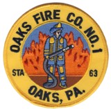 Abzeichen Fire Company 1 Oaks