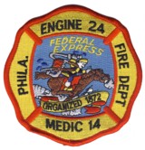 Abzeichen Fire Department Philadelphia / Station 24