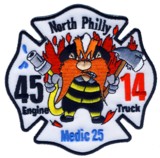 Abzeichen Fire Department Philadelphia / Station 45