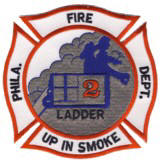 Abzeichen Fire Department Philadelphia / Ladder 2
