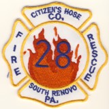 Abzeichen Fire and Rescue South Renovo 