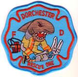 Abzeichen Fire Department Dorchester Rescue One