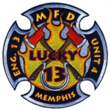 Abzeichen Fire Department Memphis / Station 13