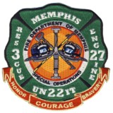 Abzeichen Fire Department Memphis / Station 27