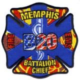 Abzeichen Fire Department Memphis / Battalion 20