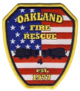 Abzeichen Fire and Rescue Oakland