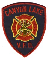 Abzeichen Volunteer Fire Department Canyon Lake