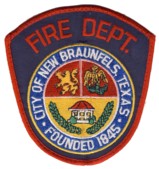 Abzeichen Fire Department City of New Braunfels