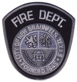 Abzeichen Fire Department City of New Braunfels