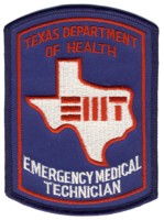 Abzeichen Texas State Emergency Medical Technician 