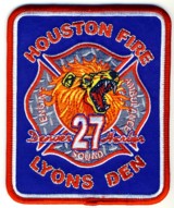 Abzeichen Fire Department Houston / Station 27