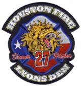Abzeichen Fire Department Houston / Station 27
