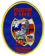 Abzeichen Fire Department Houston / Station 28