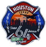 Abzeichen Fire Department Houston / Station 64