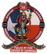 Abzeichen Fire Department Houston / Station 68