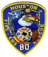 Abzeichen Fire Department Houston / Station 80