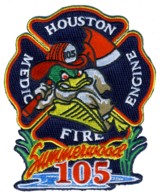 Abzeichen Fire Department Houston / Station 105