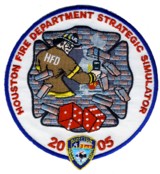 Abzeichen Fire Department Houston / Strategic Simulator