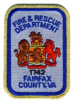 Abzeichen Fire and Rescue Department Fairfax County
