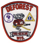 Abzeichen Fire and Rescue Deforest