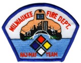 Abzeichen Fire Department Milwaukee / HAZ-MAT-TEAM